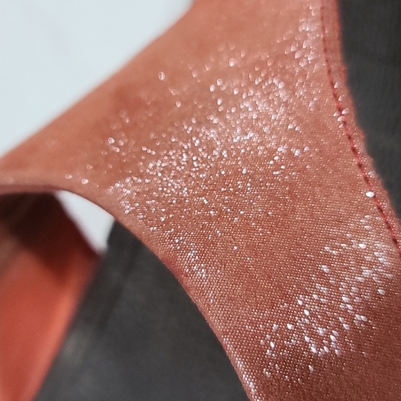 Fit Flops Wobbleboard Womens Flip Flops Sandals Red Shimmery Size 7 GUC READ - Picture 8 of 14